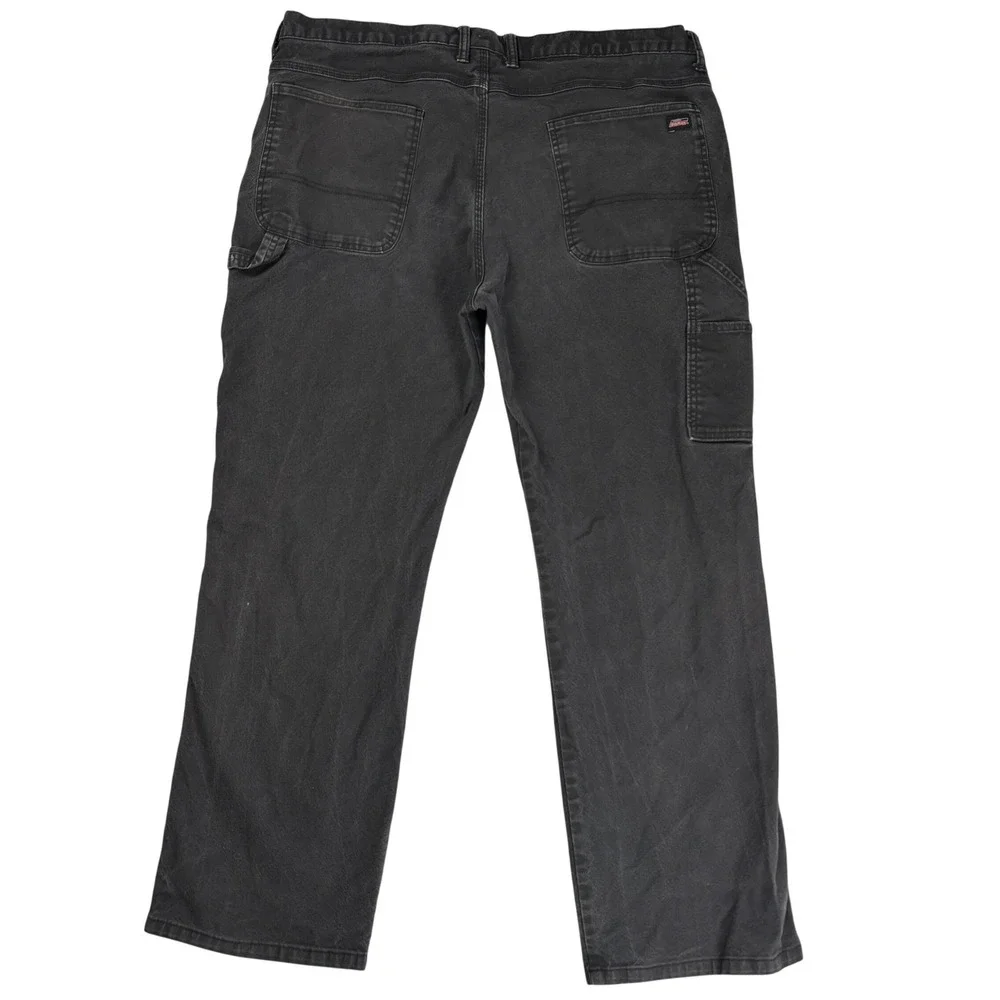 Dickies Men's Work Pants 40x32 Black Cotton Stretch Utility‎ Straight